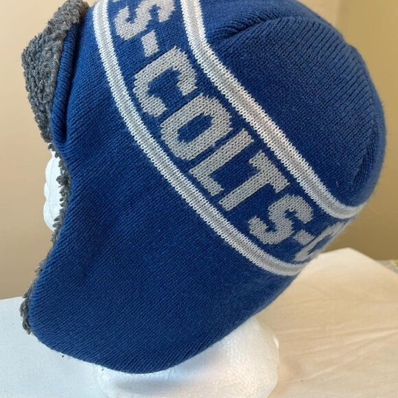 NFL Team Gear Colts Fan Knit hat Toboggin Thick Chunky Warm - Picture 5 of 7